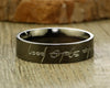 Handmade Black Flat shape Custom Your words in Elvish