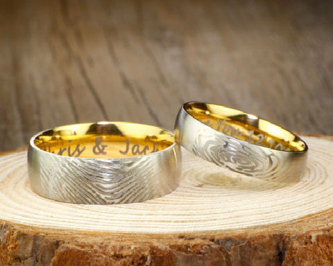 Your Actual Finger Print Rings