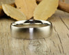 Handmade Dome Matte Wedding Band, Men Ring, Couple Ring, Titanium Ring, Anniversary Ring