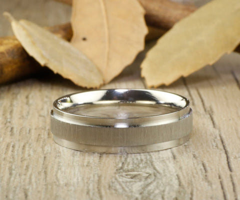 Handmade Matte Wedding Band, Men Ring, Couple Ring, Titanium Ring, Anniversary Ring, Promise Ring